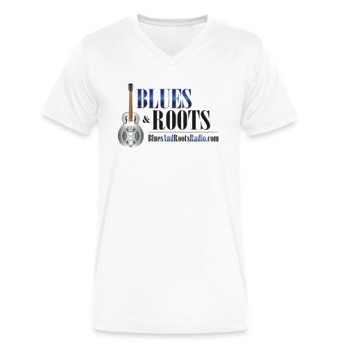 Blues & Roots Radio Logo - Men's V-Neck T-Shirt by Bella + Canvas