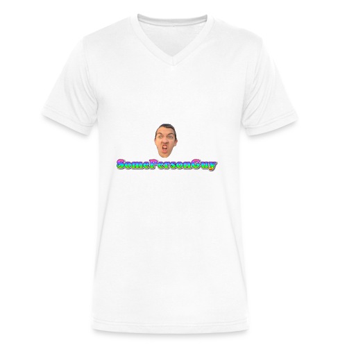 SomePersonGuy TShirt - Men's V-Neck T-Shirt by Canvas
