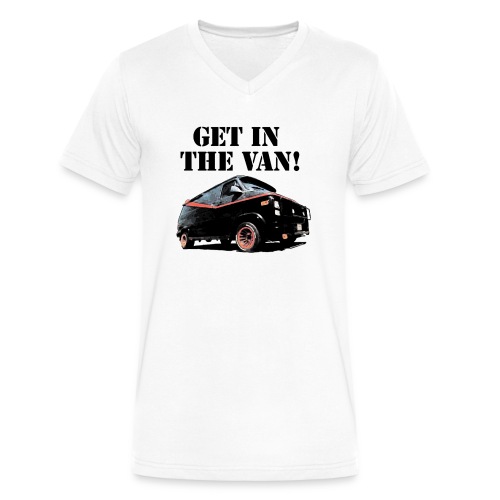 Get In The Van - Men's V-Neck T-Shirt by Canvas
