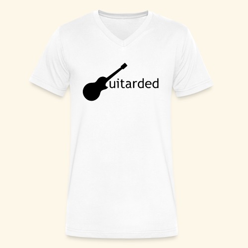 Guitarded - Men's V-Neck T-Shirt by Canvas