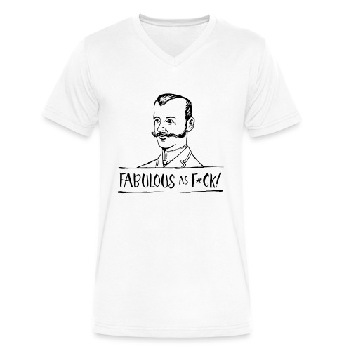 Fabulous as F... - Men's V-Neck T-Shirt by Canvas