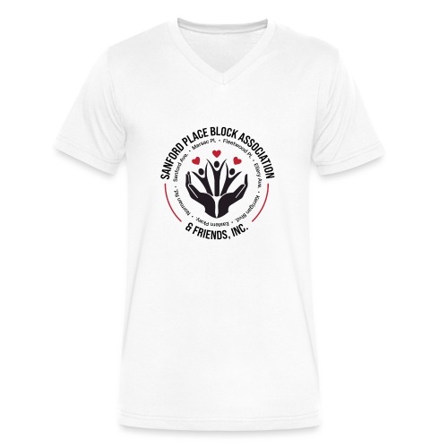 Sanford Place Block Association & Friends, Inc. - Men's V-Neck T-Shirt by Canvas