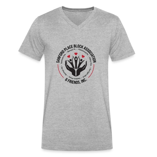 Sanford Place Block Association & Friends, Inc. - Men's V-Neck T-Shirt by Canvas