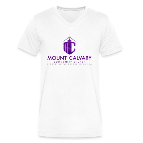 Mount Calvary Classic Gear - Men's V-Neck T-Shirt by Canvas