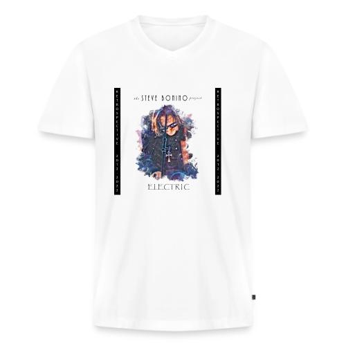 The Steve Bonino Project - Electric - Men's Premium Organic V-Neck T-Shirt