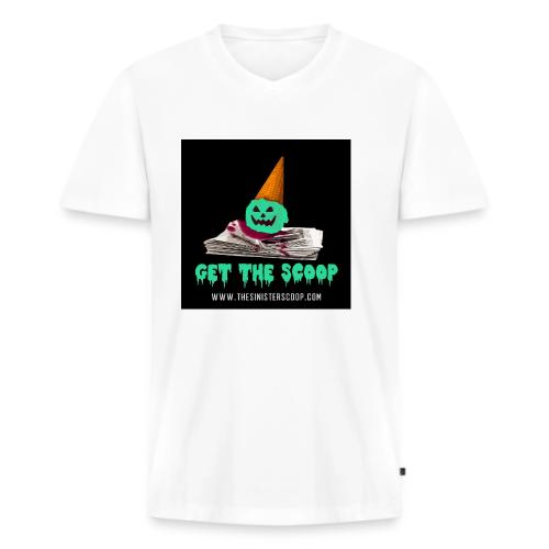New Green Scoop - Men's Premium Organic V-Neck T-Shirt