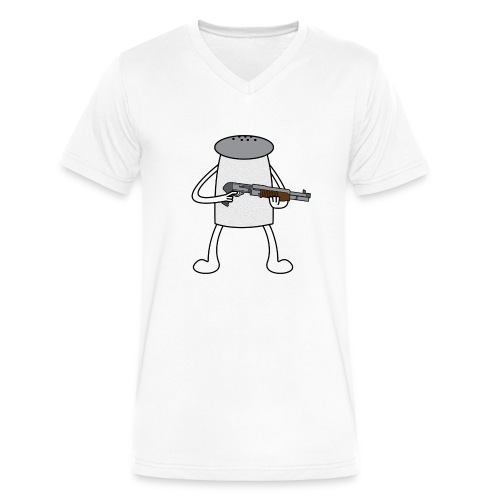 A Salt With A Deadly Weapon - Men's V-Neck T-Shirt by Canvas
