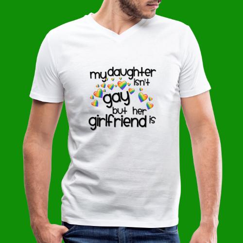 Daughters Girlfriend - Men's V-Neck T-Shirt by Canvas
