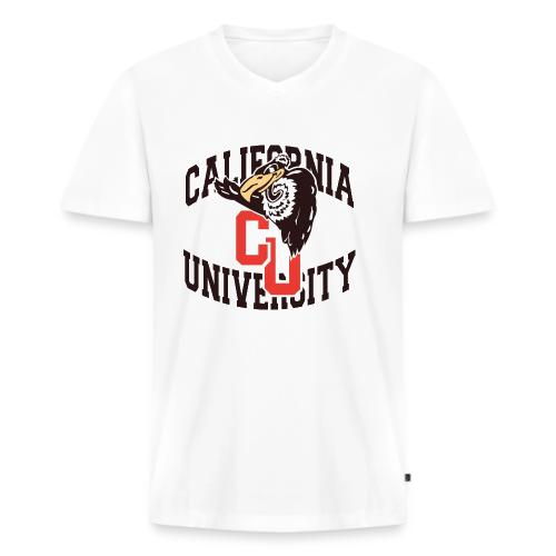 California University Merch - Men's Premium Organic V-Neck T-Shirt