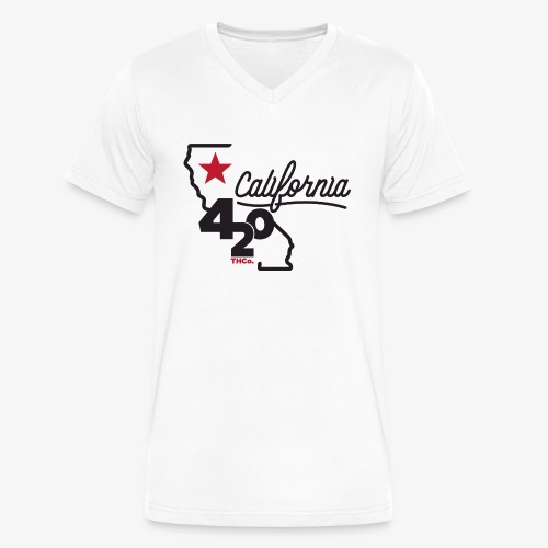 California 420 - Men's V-Neck T-Shirt by Canvas