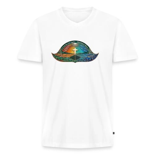 Easter Cast the Net Again T Shirt, abundance Gift - Men's Premium Organic V-Neck T-Shirt