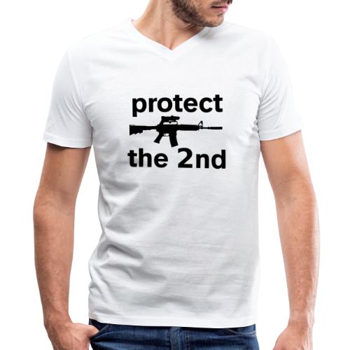 PROTECT THE 2ND - Men's V-Neck T-Shirt by Canvas