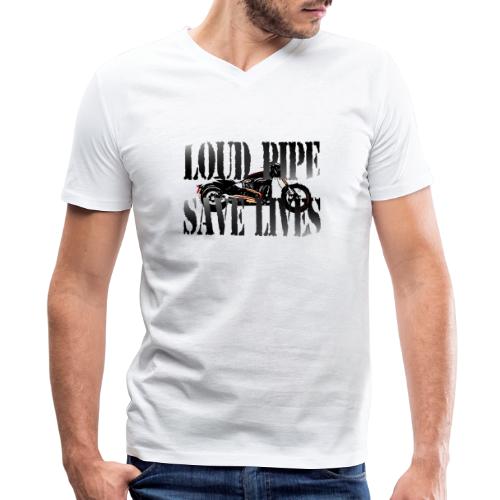 LOUD PIPE - Men's V-Neck T-Shirt by Canvas