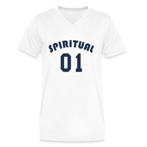 Spiritual One - Men's V-Neck T-Shirt by Canvas
