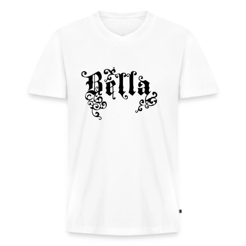 bella_gothic_swirls - Men's Premium Organic V-Neck T-Shirt