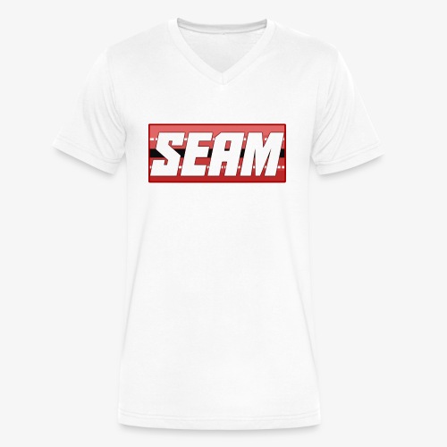Seam Cricket T-Shirt - Men's V-Neck T-Shirt by Canvas