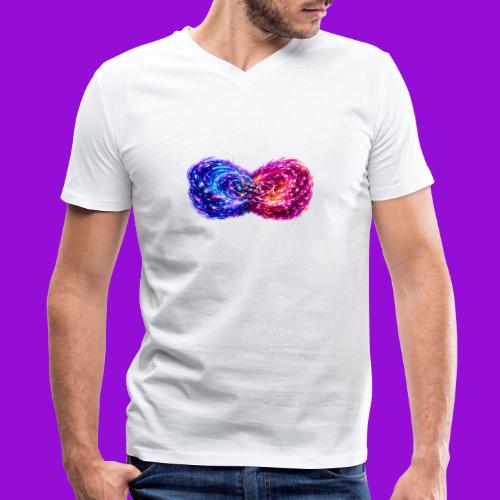 Atom - Men's V-Neck T-Shirt by Bella + Canvas
