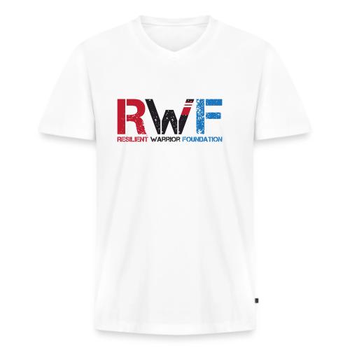 RWF Black - Men's V-Neck T-Shirt by Bella + Canvas