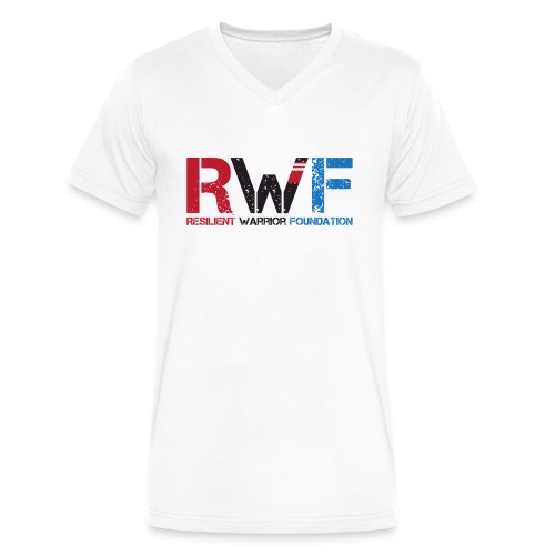 RWF Black - Men's V-Neck T-Shirt by Canvas