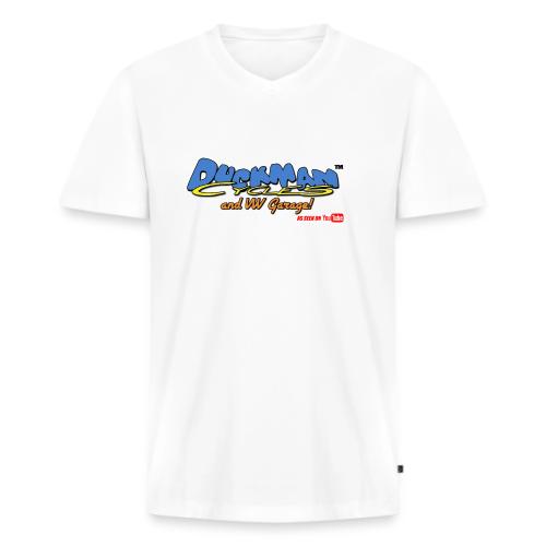 DuckmanCycles and VWGarage - Men's Premium Organic V-Neck T-Shirt