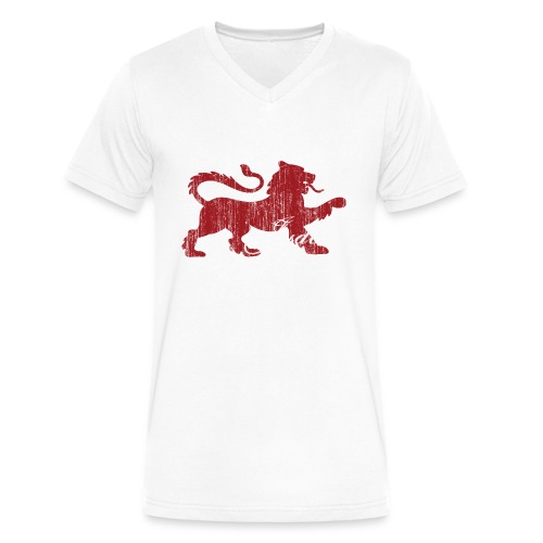 The Lion of Judah - Men's V-Neck T-Shirt by Canvas