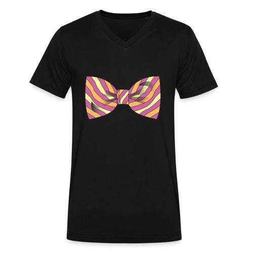 Bow Tie - Men's V-Neck T-Shirt by Canvas
