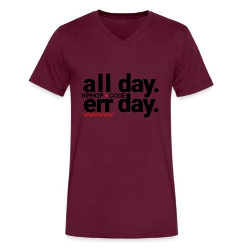 alldayerrday-2color - Men's V-Neck T-Shirt by Bella + Canvas