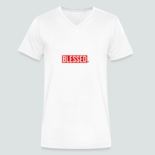 Blessed - Men's V-Neck T-Shirt by Canvas