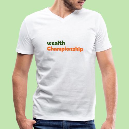 Wealth Championship - Men's Premium Organic V-Neck T-Shirt
