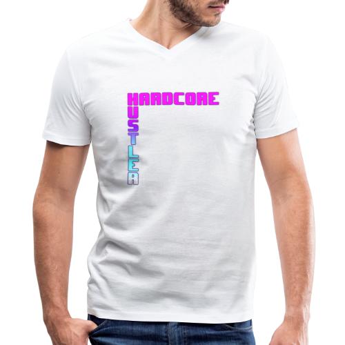 Hardcore hustler - Men's V-Neck T-Shirt by Canvas