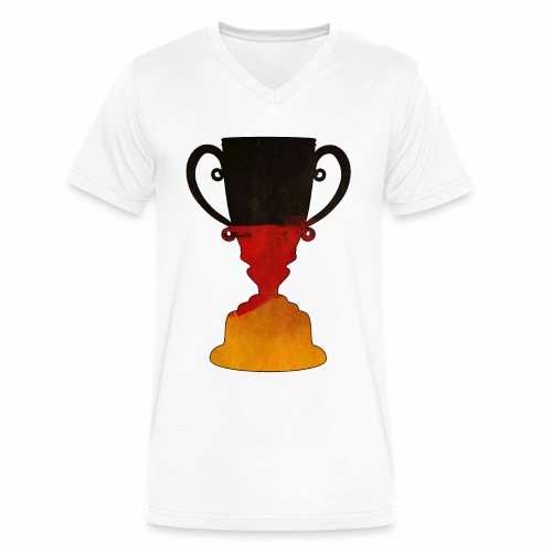 Germany trophy cup gift ideas - Men's V-Neck T-Shirt by Canvas