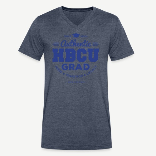 Authentic HBCU Grad - Men's V-Neck T-Shirt by Canvas