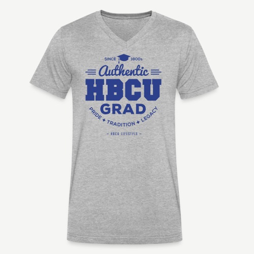 Authentic HBCU Grad - Men's V-Neck T-Shirt by Canvas
