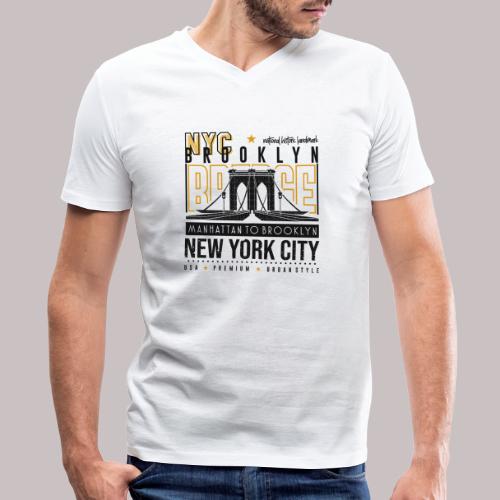 Urban Style NY - Men's V-Neck T-Shirt by Canvas