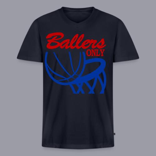 BALLERS ONLY - Men's V-Neck T-Shirt by Bella + Canvas