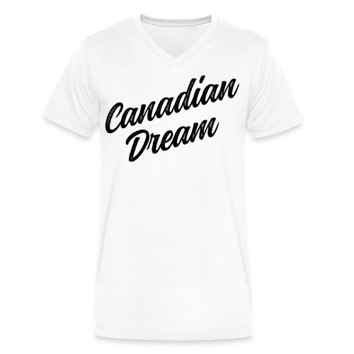Canadian Dream Stacked - Men's V-Neck T-Shirt by Canvas