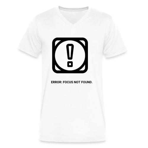 ERROR: FOCUS NOT FOUND T-Shirt | Funny Remote Work - Men's V-Neck T-Shirt by Bella + Canvas
