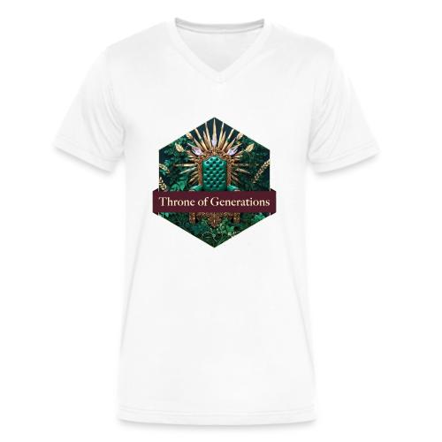 Women’s Day Vine Throne T Shirt, Gift for Grandma - Men's V-Neck T-Shirt by Bella + Canvas
