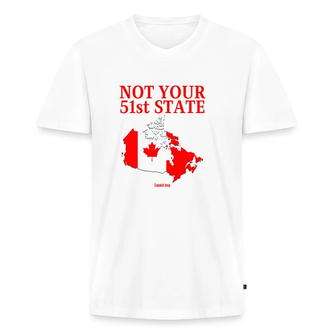 Canada Is Not Your 51st State - Canada Map Flag