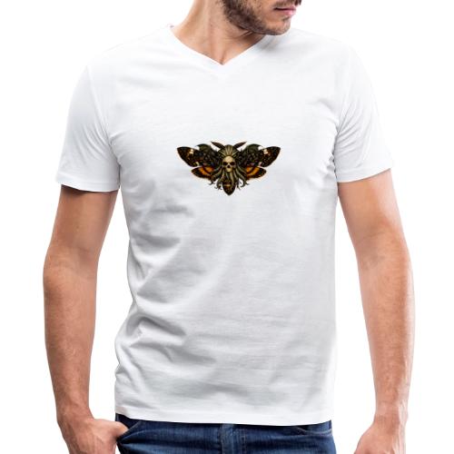 Cthulhu Moth Skull - Men's V-Neck T-Shirt by Bella + Canvas