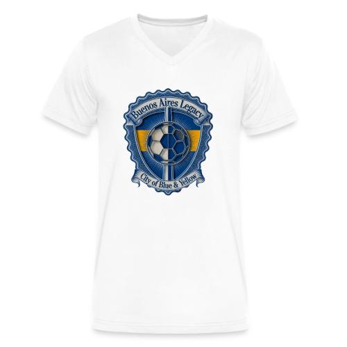 Buenos Aires Legacy T Shirt, Soccer City Pride Gif - Men's V-Neck T-Shirt by Bella + Canvas