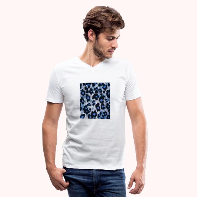blue ank black leopard pattern