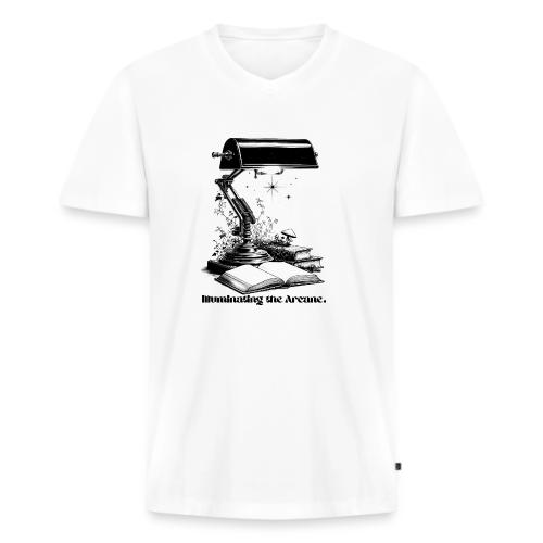 Dark Academia T-Shirt, Mug, & Poster - Men's Premium Organic V-Neck T-Shirt
