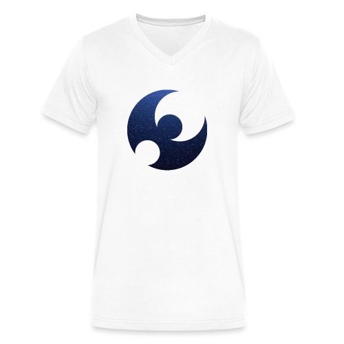 Pocketmonsters Moon Logo Galaxy - Men's V-Neck T-Shirt by Canvas