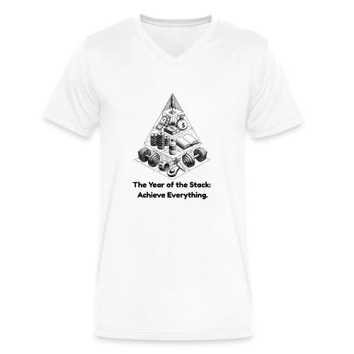 The Resolution Pyramid T-Shirt, Mug, & Leggings - Men's V-Neck T-Shirt by Bella + Canvas