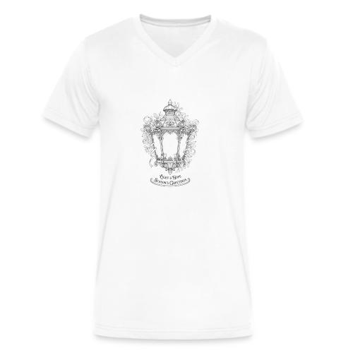 Victorian Lantern T-Shirt - Men's V-Neck T-Shirt by Bella + Canvas
