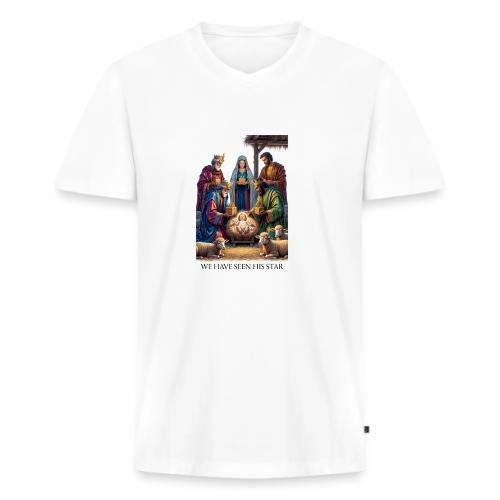 Three Wise Men T-Shirt - Men's Premium Organic V-Neck T-Shirt