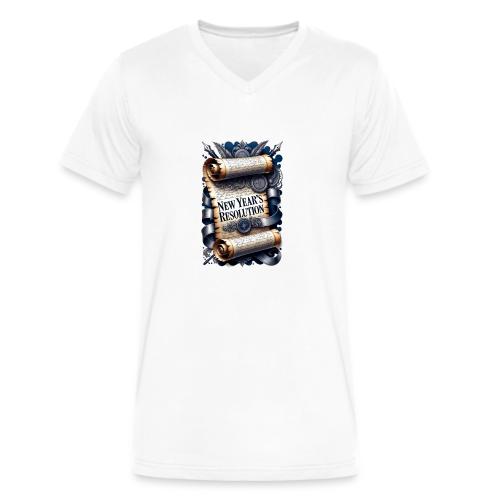 New Year's Resolution T-Shirt - Men's V-Neck T-Shirt by Bella + Canvas