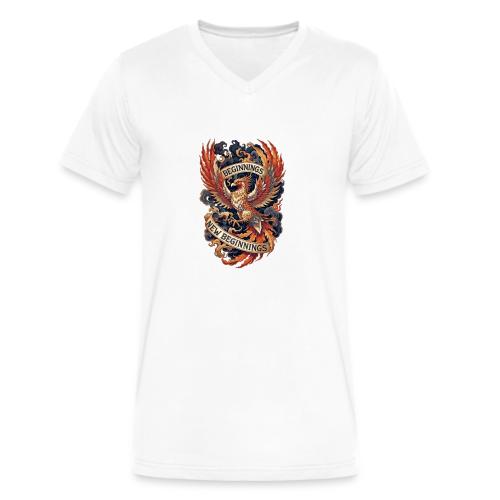 Phoenix New Year T-Shirt - Men's V-Neck T-Shirt by Bella + Canvas