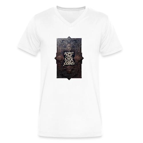 Art Deco VIP Pass T-Shirt - Men's V-Neck T-Shirt by Bella + Canvas